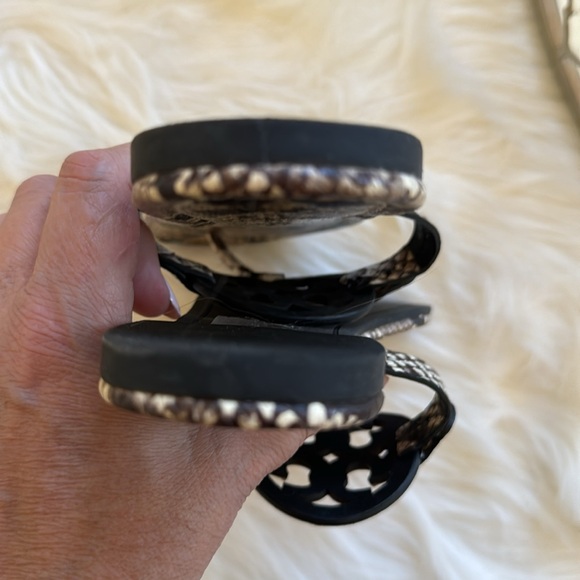 Tory Burch Snakeskin Stamped Miller Sandal 8.5 - Picture 7 of 11